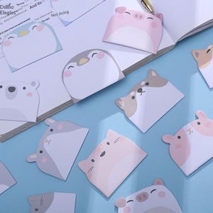 Bloc de Notas Adhesivas con Dibujos Animados BX, Juego de 3 Piezas, Combinación de Animales Apilables, Papel de Notas <span class=keywords><strong>para</strong></span> Estudiantes, 45 Páginas - Product Image 2