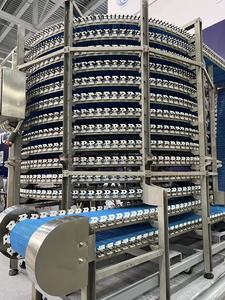 Plastik Modüler Bantlı Çok Katmanlı Spiral Soğutma Kulesi Konveyörü (Kek, Hamur, Tost, Ekmek, Pizza, Pasta, Bisküvi için) - Product Image 3