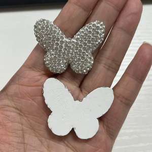 Luxe grote rode bling diamanten mond lip strik hart spiegel portemonnee sterlicht junk telefoonhoesje ipadhoesje decoratie charme doe-het-zelf knutselwerk - Product Image 5