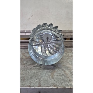 Ventilador de Techo Industrial Giratorio Impulsado por el Viento, de Acero Galvanizado, Independiente, para Extracción de Gases de Combustión y Aire - Product Image 4