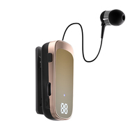 Écouteurs intra-auriculaires filaires USB-C à clip d'oreille unique, casque téléphonique professionnel avec micro et contrôle du volume