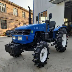 Tractor de segunda mano marca China Dongfeng 40hp con motor diésel 4wd 4 cilindros