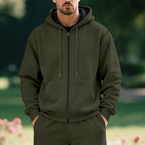 Sweat-shirt à capuche en polaire pour homme, logo personnalisé, manches longues, style sport, pour le marché européen et américain des boutiques indépendantes. - Product Image 4