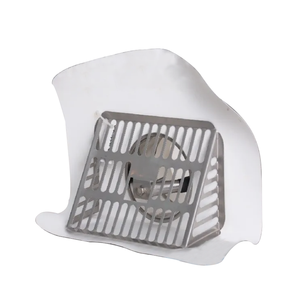Grille de protection anti-étouffement pour sortie de drainage horizontale moderne - Raccord de drainage latéral pour toiture monocouche en SUS TPO/PVC Acier inoxydable - Product Image 6