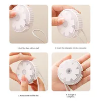 Sacs de rangement en plastique pour gestionnaire de câbles USB portables pour l'organisation quotidienne des câbles à la maison Gestion de la carte enfichable dans le salon