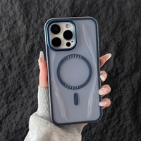 Étui de téléphone magnétique double amovible 2 en 1 pour iPhone 16, coque de téléphone antichoc pour iPhone 16 15 14 Plus 13 12 11 Pro Max