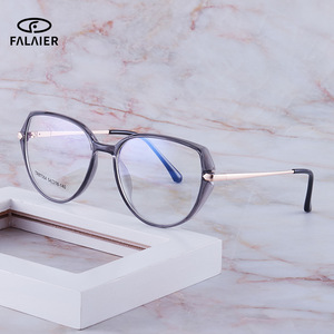 Lunettes optiques œil de chat Falai, monture intégrale Tr90, protection contre la lumière bleue, montures de lunettes unisexes 87064 - Product Image 1