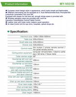 Ensemble de Table de réfraction ophtalmique, équipement optique, Table combinée d'optométrie, chaise ophtalmique