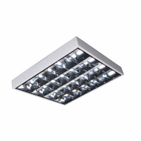 Tube LED T8 8W, lampe fluorescente à grille pour bureau, éclairage de bureau