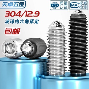 Ball Screw 304 Stainless Steel Grade 12.9 With Ball Bearing And Glass Locating Ball For Communication Equipment - Product Image 5