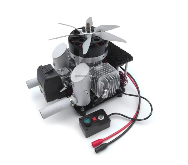 10L 16kg Agricultural Plant protection Drone Gasoline-electric Hybrid Generator 6kW 6KW Long Endurance Engine System