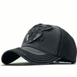 Casquettes de sport en toile à 6 panneaux unisexe, avec logo personnalisé en relief, effet vieilli, style baseball et 'Dad Cap', en tissu courant - Product Image 3