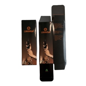 Tùy chỉnh dập nổi hộp sang trọng bao bì gấp hộp chăm sóc da tuck hàng đầu tùy chỉnh in bao bì hộp giấy mỹ phẩm - Product Image 1