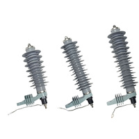Parafoudre à oxyde métallique de niveau de distribution 12kV/15kV/18kV, limiteur/protecteur de surtension norme IEC