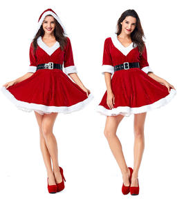 Vestido <span class=keywords><strong>de</strong></span> Navidad para mujer Papá Noel Adulto Mujer <span class=keywords><strong>sexy</strong></span> Fotos Traje <span class=keywords><strong>de</strong></span> Navidad - Product Image 3