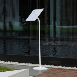 <span class=keywords><strong>ป้าย</strong></span>สเตนเลสสีดำสำหรับใส่เมนู<span class=keywords><strong>ป้าย</strong></span><span class=keywords><strong>แนว</strong></span><span class=keywords><strong>ตั้ง</strong></span>และแนวนอน<span class=keywords><strong>ป้าย</strong></span>แบบตั้งแสดงสินค้าป้ายทางธุรกิจสำหรับร้านค้า - Product Image 1