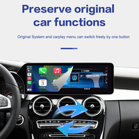 ZWNAV 14.9" LINUX Os Auto Apple Carplay Multimédia pour Mercedes Benz GLC W205 2015-2022 GPS Navi. Mise à niveau du moniteur de l'autoradio