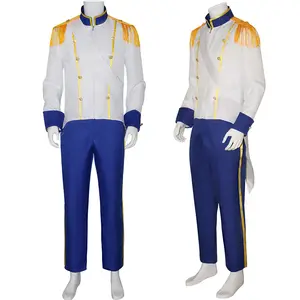 Carnival Halloween Cosplay Deluxe The Little Mermaid Prince Eric Costume For Men BPCS-012