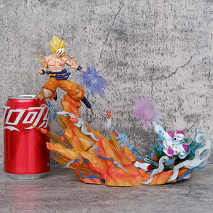 Hcengtriz 21cm Dragon Balls PVC Goku VS Freezer Adornos Super <span class=keywords><strong>Sky</strong></span> Top DK StatuesToy Anime Figuras DE ACCIÓN Figuras de acción - Product Image 3
