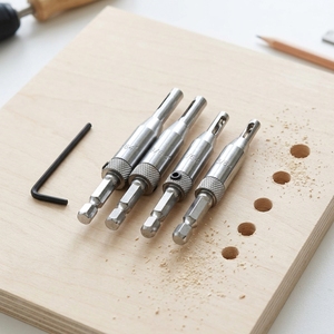 Self Centering <b>Hinge</b> Drill Bits Set Woodworking Hex Shank Self Centering <b>Hinge</b> Drill Bits for <b>Door</b> Cabinet - Product Image 4