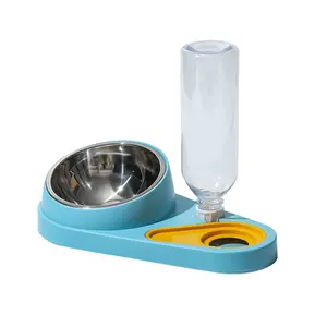Pet Automatic Feeding Water Feeder Bowl Pet Feeder Bowl Ständer für Hunde und Katzen Pet Feeding Food Bowl.