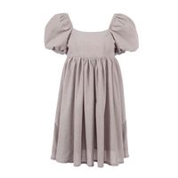 Robe Courte Élégante Bohème Chic Romantique pour Femme, Coupe Trapèze, en Coton et Lin avec Dentelle, Style Y2K, Livraison Directe Disponible
