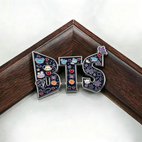 Broche logo en gros - Badge émaillé à thème, parfait pour les sacs à dos, vestes et objets de collection, idéal pour les fans de K-Pop