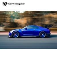 Kit de motorisation de Robot en fibre de carbone, pour nissan-n GTR R35, modèle de pare-choc, jupe latérale, accessoire diffuseur de Spoiler FRP/CF