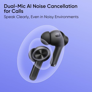 Realme Buds T200 Lite Auriculares TWS Blue-Tooth 5,4 Dual-Mic Al Cancelación de ruido de llamadas profundas Reproducción de 48 horas Auriculares intrauditivos - Product Image 4