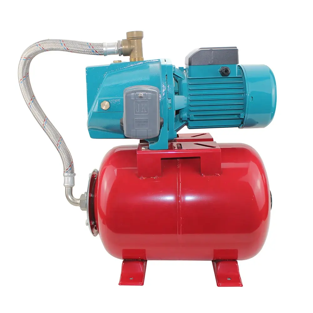 China 1hp 750w high head JET100 electric booster water pump jet pump with pressure tank