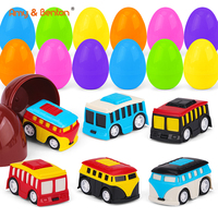 Oeuf en marbre de Pâques surprise OEM Jouets remplis de voitures à retirer pour jouets de fête