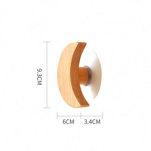 Natural Handmade Mini Wooden Coat <b>Hook</b> for Home Decorative - Product Image 2