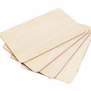 Piezas de Madera Rectangulares de Contrachapado sin Acabado para Manualidades, Decoración del Hogar y Proyectos de Bricolaje - Product Image 3