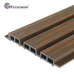 Panneau mural décoratif extérieur en WPC, composite <span class=keywords><strong>bois</strong></span>-plastique, stratifié, imperméable, revêtement mural en WPC - Product Image 1