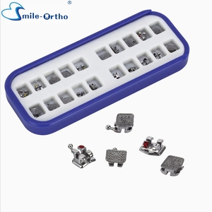 Hot-Sell Orthodontische Beugels Manuele Metalen Monoblock Tandheelkundige Ortho Beugel 018/022 Beugel Orthodontie Met Haak - Product Image 1