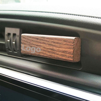 Diffuseur d'arôme pour voiture avec logo personnalisé désodorisant en bois naturel pour voiture parfum de voiture de luxe aromathérapie