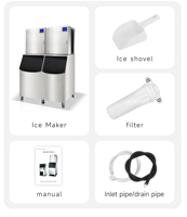 Machine à glace industrielle Tolcat : Production de glace en grande quantité pour les besoins à grande échelle dans les usines, les entrepôts frigorifiques et autres applications de fabrication de glace