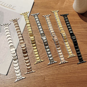 Moda mujer tres cuentas enlaces Metal Acero inoxidable reloj <span class=keywords><strong>correa</strong></span> para <span class=keywords><strong>Apple</strong></span> <span class=keywords><strong>Watch</strong></span> <span class=keywords><strong>Correa</strong></span> - Product Image 6