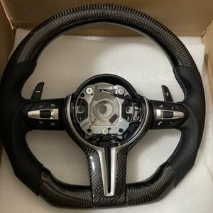 Demi-cuir en fibre de carbone nouvel assemblage de volant pour <span class=keywords><strong>BMW</strong></span> M3 M4 F80 F82 E90 E91 E60 X5 F15 X6 F16 F10 F30 F32 F36 F60 - Product Image 2