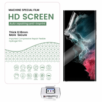 Protector de Pantalla Personalizado HD EPU de Hidrogel para Teléfono, TPU Mate, Anti Luz Azul, Película Cortada a Máquina para Samsung S24 S25 Ultra