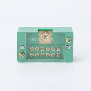 กล่องจ่ายไฟ Guan Yang FJ6 1 เข้า 6 ออก IP44 กล่องรวมสายไฟสีเขียวสำหรับอุตสาหกรรม - Product Image 4