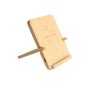 Bamboo Wireless Charger 15W Detachable <b>Stand</b> <b>For</b> Phone <b>Tablet</b> Desktop Use - Product Image 5
