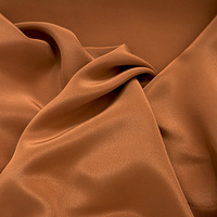 Crêpe de soie de 140 cm de large, crêpe de soie de Chine de 30 mm, poids lourd, couleur noire, tissu de soie naturelle pour robe de mariée