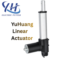 Actionneur linéaire électrique DC 12/24V, course 10-1000mm, capacité de charge 6000N, faible bruit, étanche IP65 avec contrôleur pour fenêtre