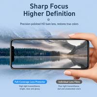 Protection d'objectif d'appareil photo en verre AGC du Japon, qualité AAA, dureté 9H, 0,33 mm d'épaisseur, pour 17 Pro Max, vente en gros