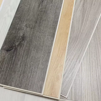 Revêtement de sol en vinyle Spc 8Mm noir gris foncé Revêtement de sol Spc Flooring Board 8Mm Waterproof for Villa