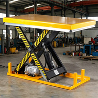 Table élévatrice à ciseaux électro-hydraulique fixe à installation facile pour usine et entrepôt