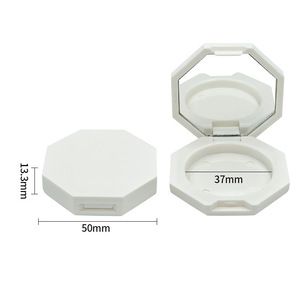 8g Octagonal Cosmetic Container with Mirror <b>for</b> Highlighter Concealer Eyeshadow Blush Customizable Cosmetic Packaging - Product Image 2