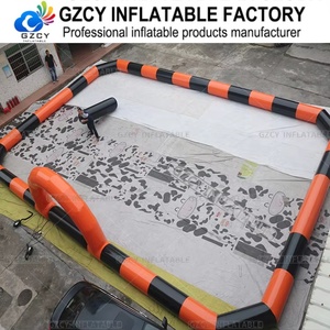 Piste de course gonflable personnalisée en PVC Oxford pour karting et quad - Installation facile - Jeux de plein air stimulants - Product Image 2