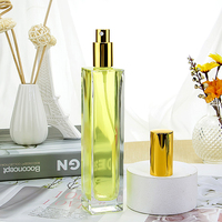 Bouteilles rechargeables en verre personnalisables classiques en 30ml, 50ml et 100ml-Bouteilles de parfum vides de forme haute et fine avec pompe